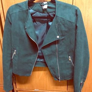 Green Suede Moro Jacket